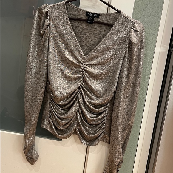 Rachel Zoe Metallic Long Sleeve Top, medium - Picture 1 of 8